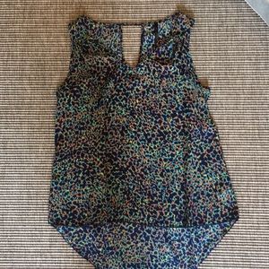 V neck tank top blouse